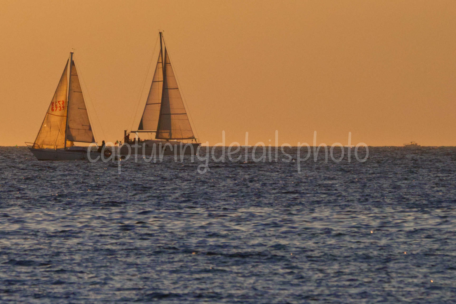 Barche a vela nel Mediterraneo